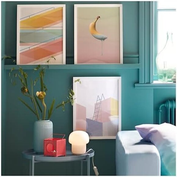 Ikea Tokabo Table lamp with LED Bulb Glass Opal 103.580.13 - Picture 3 of 4